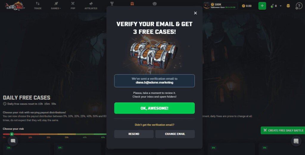 Claiming Your Free Cases