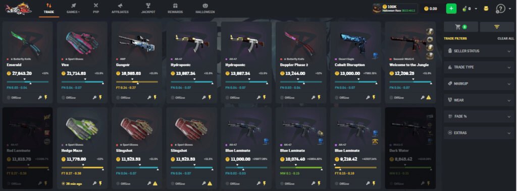 CSGORoll  CS2 trading platform